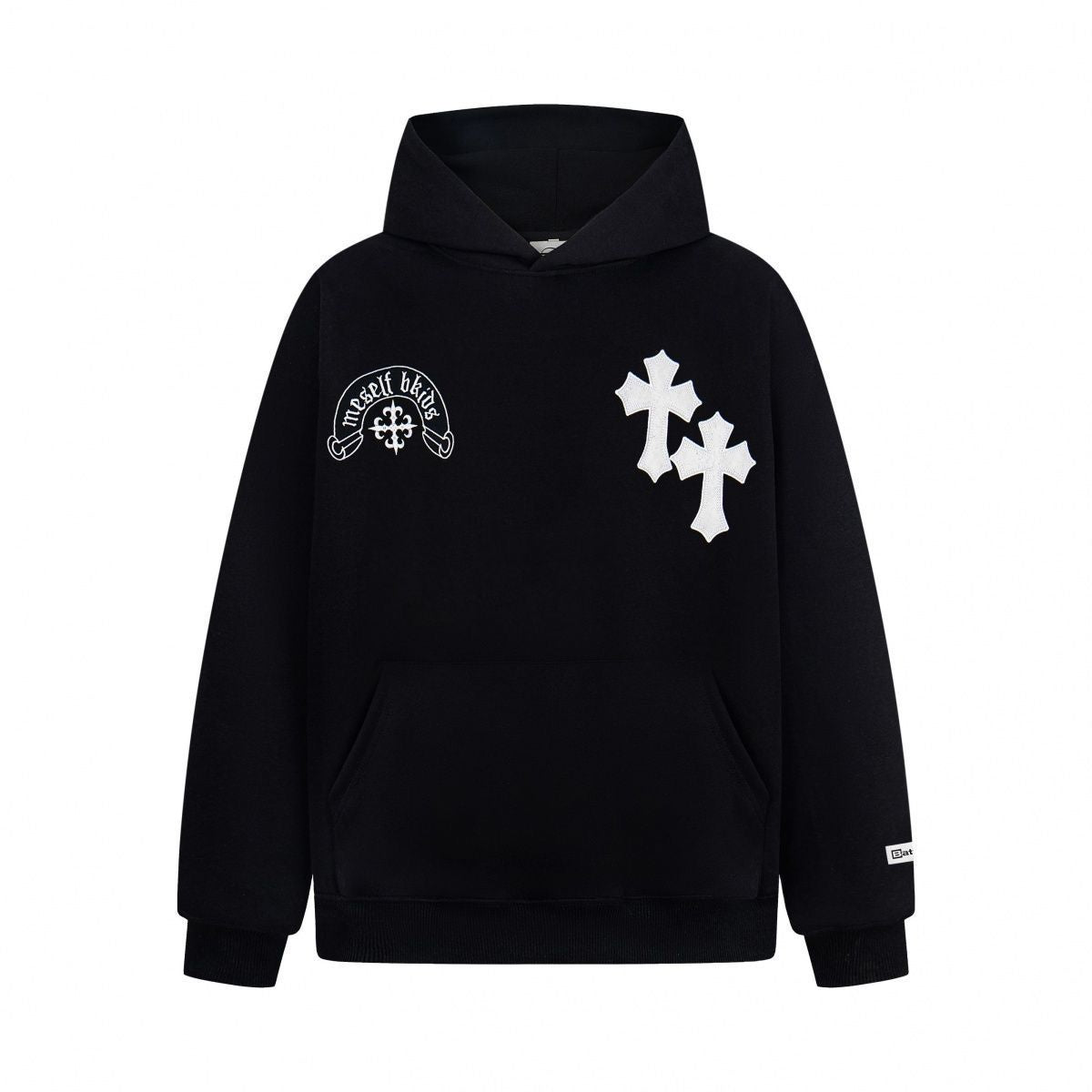 Retro Letter Print Hoodie Unisex Casual Couple Loose Outerwear