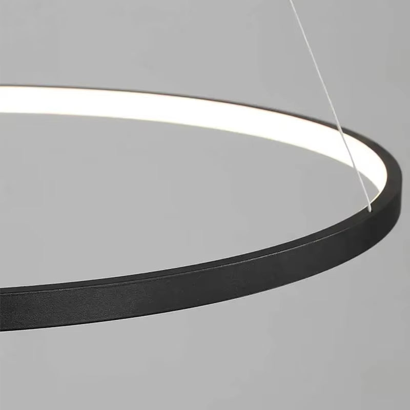 LED Chandelier Dimmable Pendant Light for Kitchen Living Room, Surface Mounted Minimalist Home Lighti