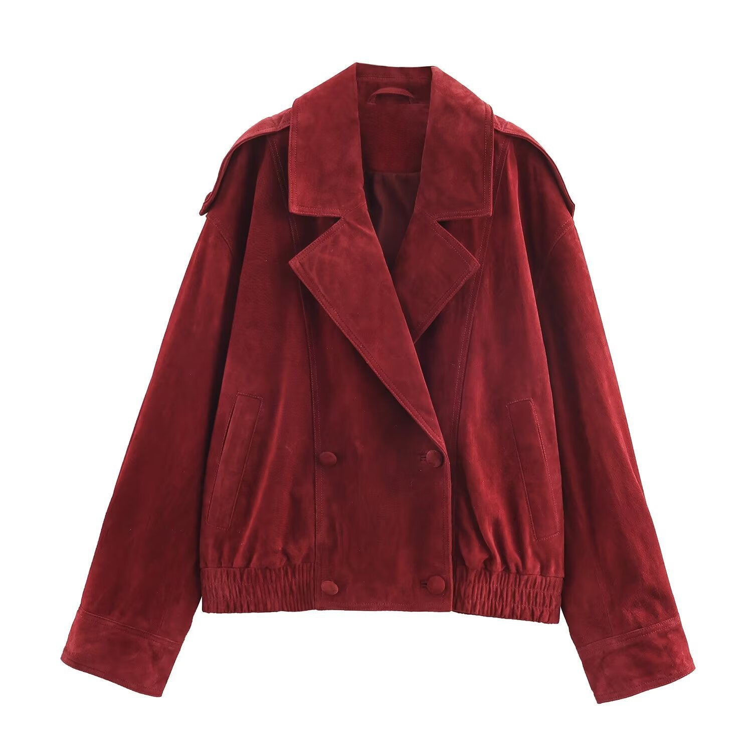 New Women's Fashion Casual Suede Jacket Coat