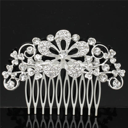 Wedding Dress Accessories Bridal Accessories Wedding Bridal Accessories Alloy Rhinestone Hair Combs Bridal Tiara