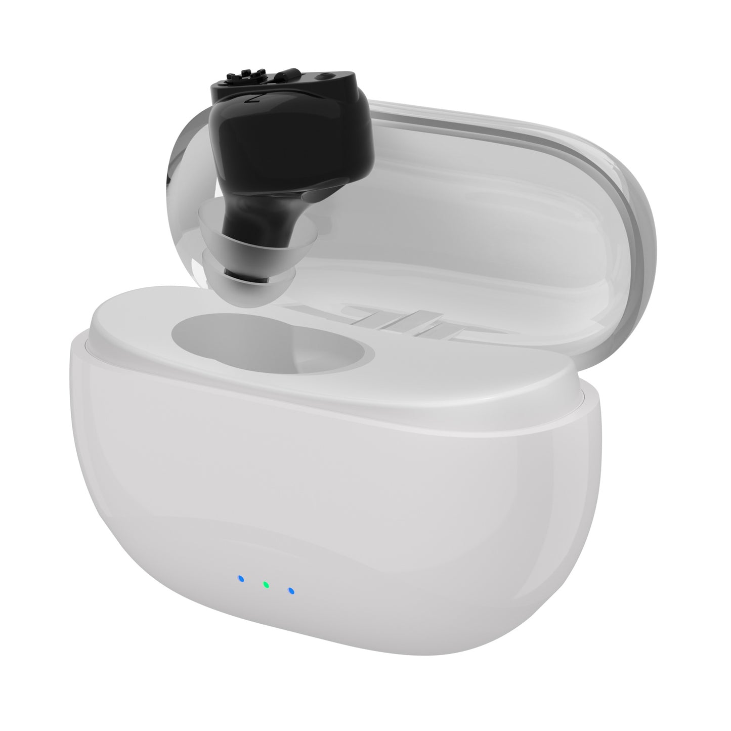 Portable Hearing Aid for Elderly - Rechargeable In-Ear Sound Amplifier, Hearing Assistance Device Accessories