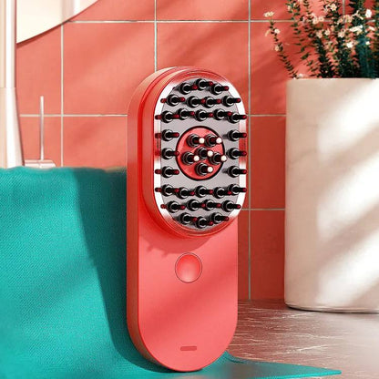Portable Hair Treatment Care Product Handheld Electric Scalp Massager Red Light Therapy Hair Regrowth Brush