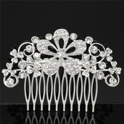 Wedding Dress Accessories Bridal Accessories Wedding Bridal Accessories Alloy Rhinestone Hair Combs Bridal Tiara