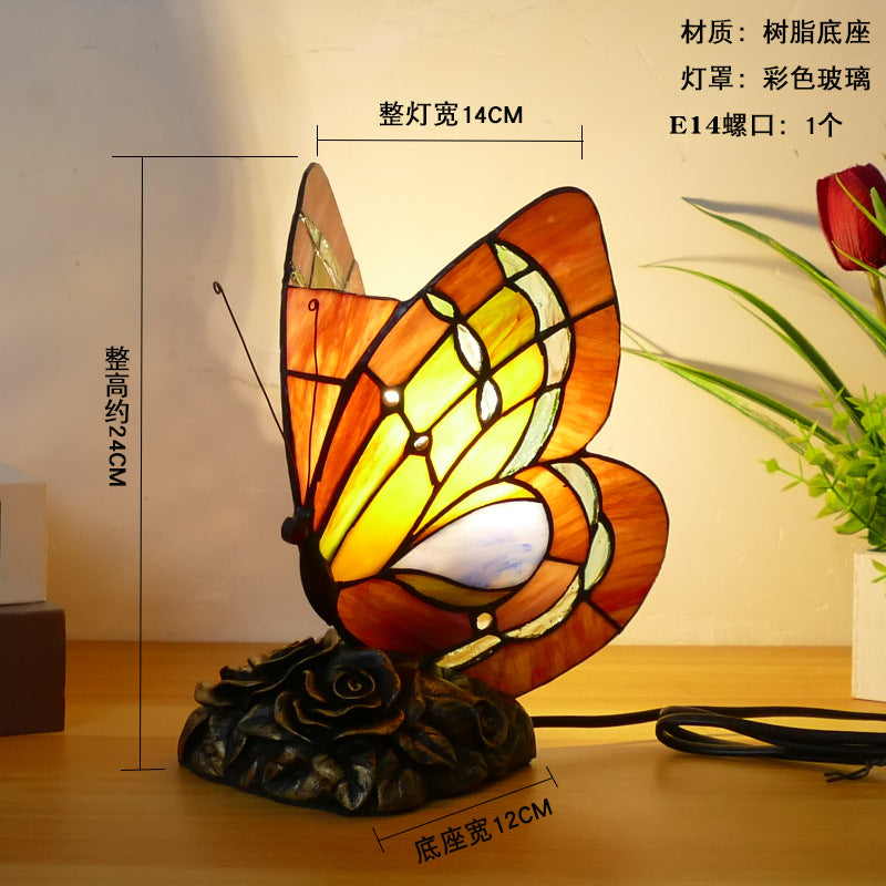Creative Butterfly LED Night Light for Bedroom, Warm Desk Lamp for Feeding, Classic Decorative Table Lamp for Home