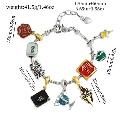 Cross-border Anime SpongeBob SquarePants DIY Beaded Bracelet with Loose Beads for Customizable Jewelry Accessories